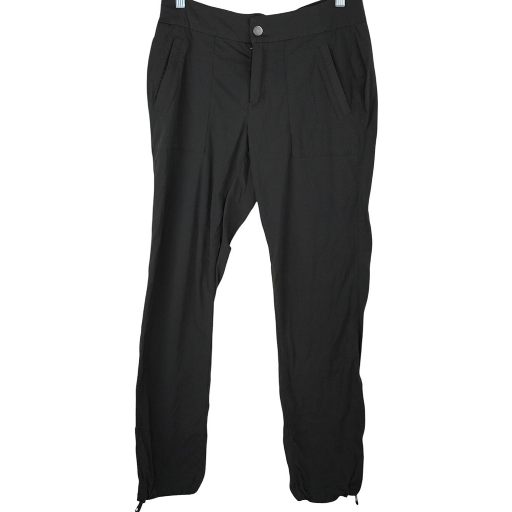Athleta Trekkie North Jogger Pants Womens 6 Black Gray Hiking Outdoor Minimalist